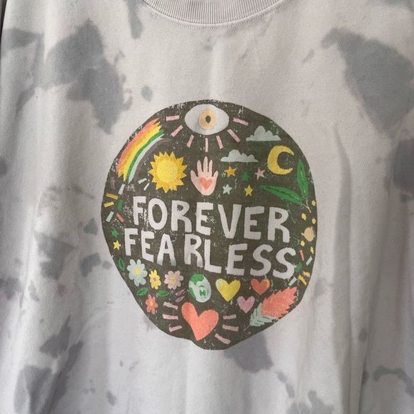 Anthropologie | Luke John Matthew Arnold Forever Fearless Graphic sweatshirt - Picture 3 of 8